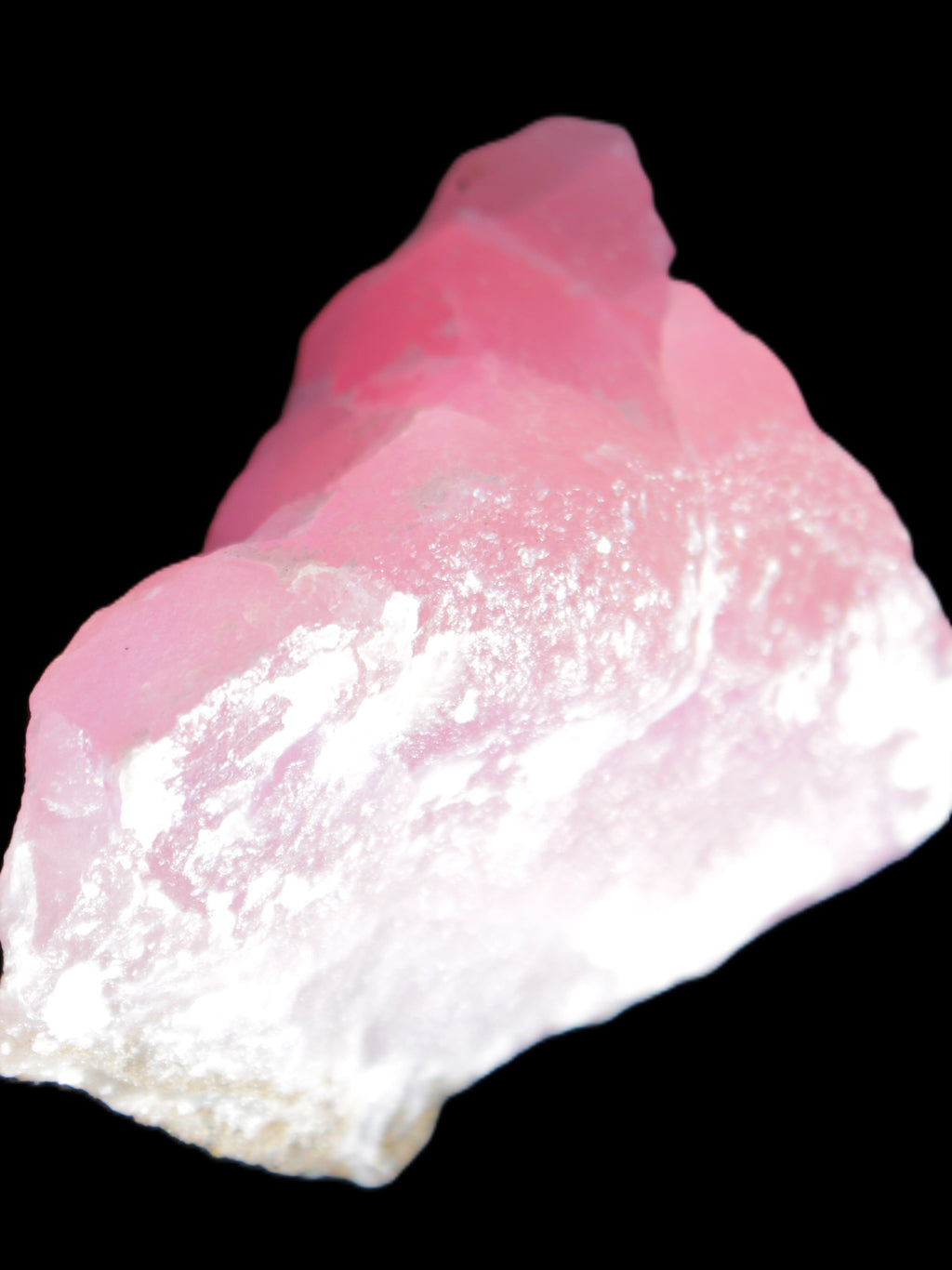 Pink Aragonite specimen 63*32*58mm 169.5g in sunlight - Rocks and Things Store