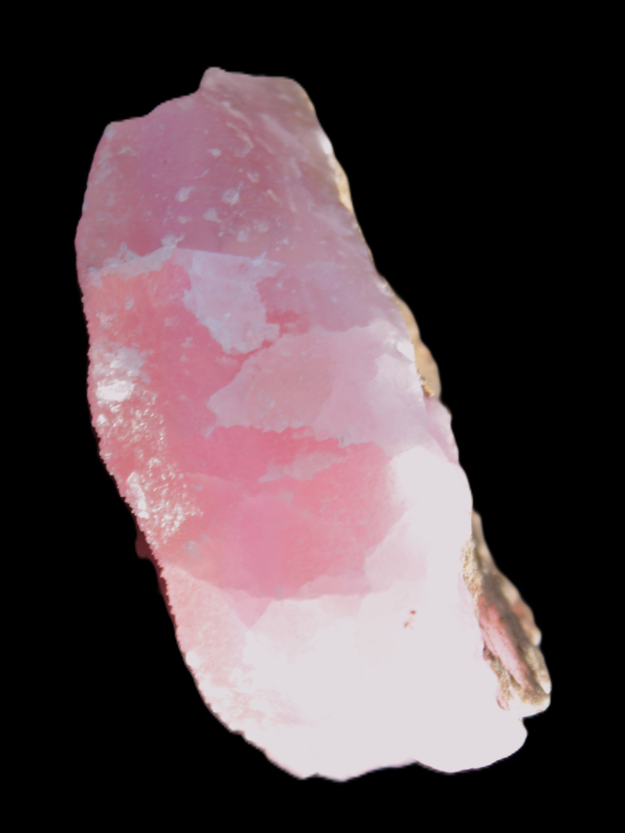 Pink Aragonite specimen 63*32*58mm 169.5g in sunlight - Rocks and Things Store