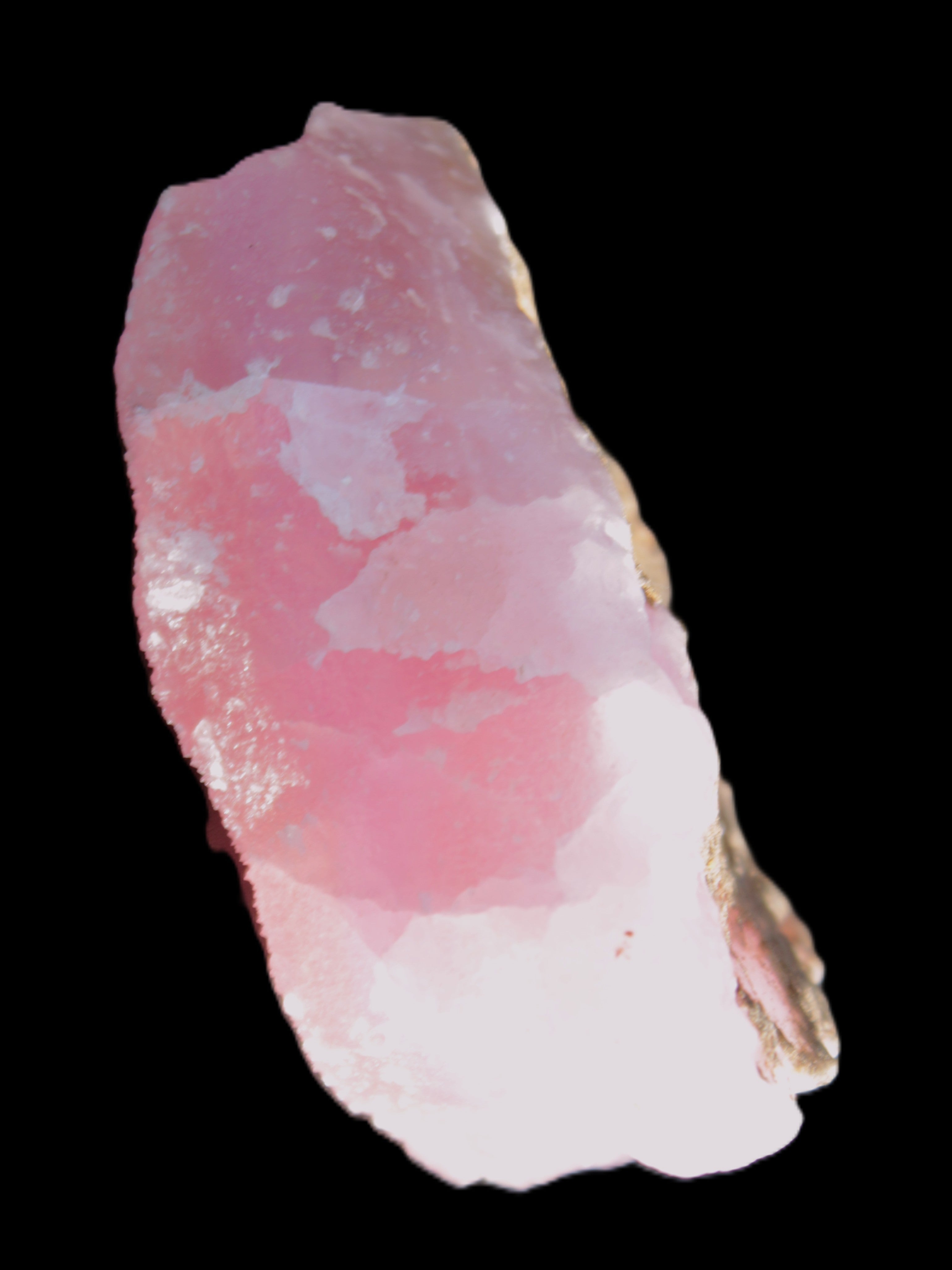 Pink Aragonite specimen 63*32*58mm 169.5g in sunlight - Rocks and Things Store