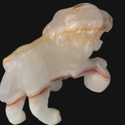 Afghan Jade Onyx hand-carved Lion 503g Rocks and Things