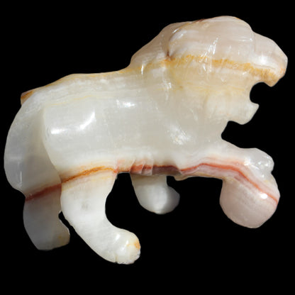 Afghan Jade Onyx hand-carved Lion 503g Rocks and Things