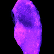 Pink Aragonite specimen on Ironstone matrix  64*26*28mm 70g in UV light - Rocks and Things Store