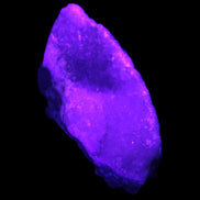 Pink Aragonite specimen on Ironstone matrix  64*26*28mm 70g in UV light - Rocks and Things Store