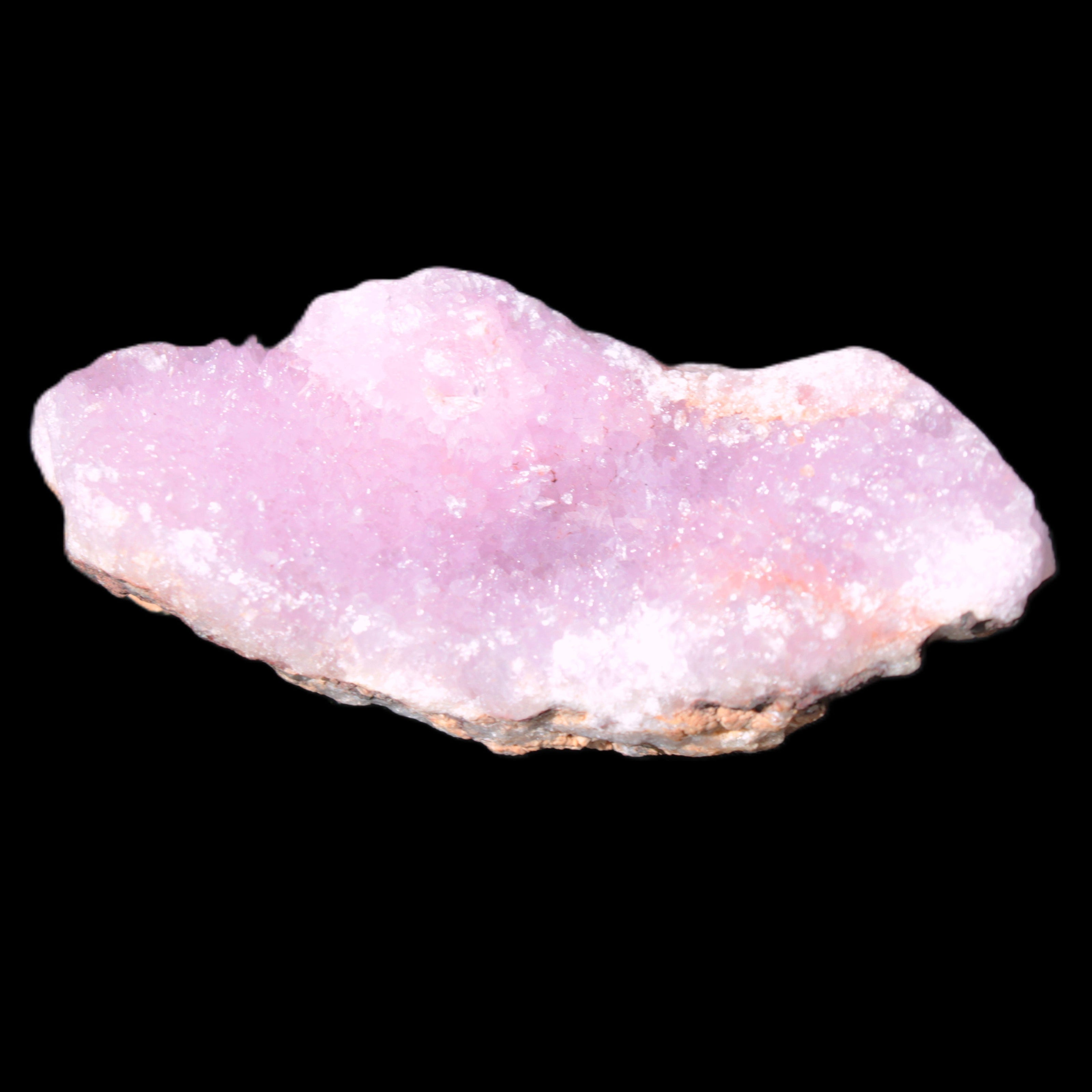 Pink Aragonite specimen on Ironstone matrix  64*26*28mm 70g in bright sunlight - Rocks and Things Store
