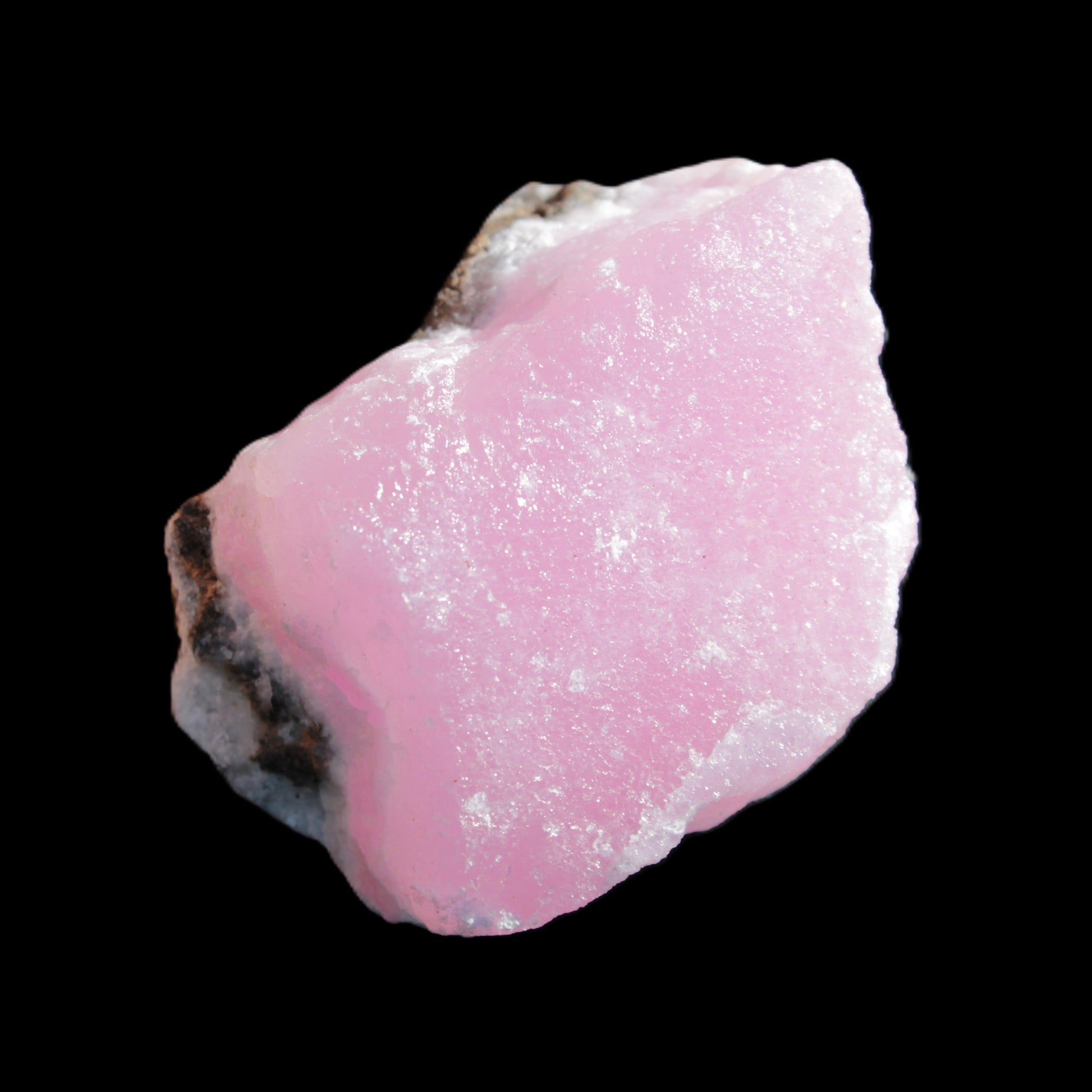 Pink Aragonite specimen on Ironstone matrix 56*42*40mm 96.2g in sunlight - Rocks and Things Store