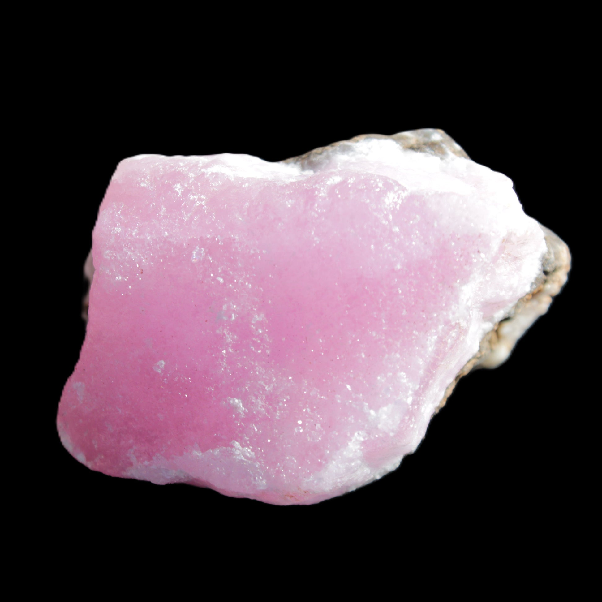 Pink Aragonite specimen on Ironstone matrix 56*42*40mm 96.2g in sunlight - Rocks and Things Store