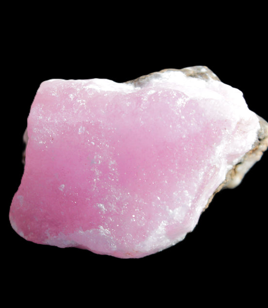 Pink Aragonite specimen on Ironstone matrix 56*42*40mm 96.2g in sunlight - Rocks and Things Store