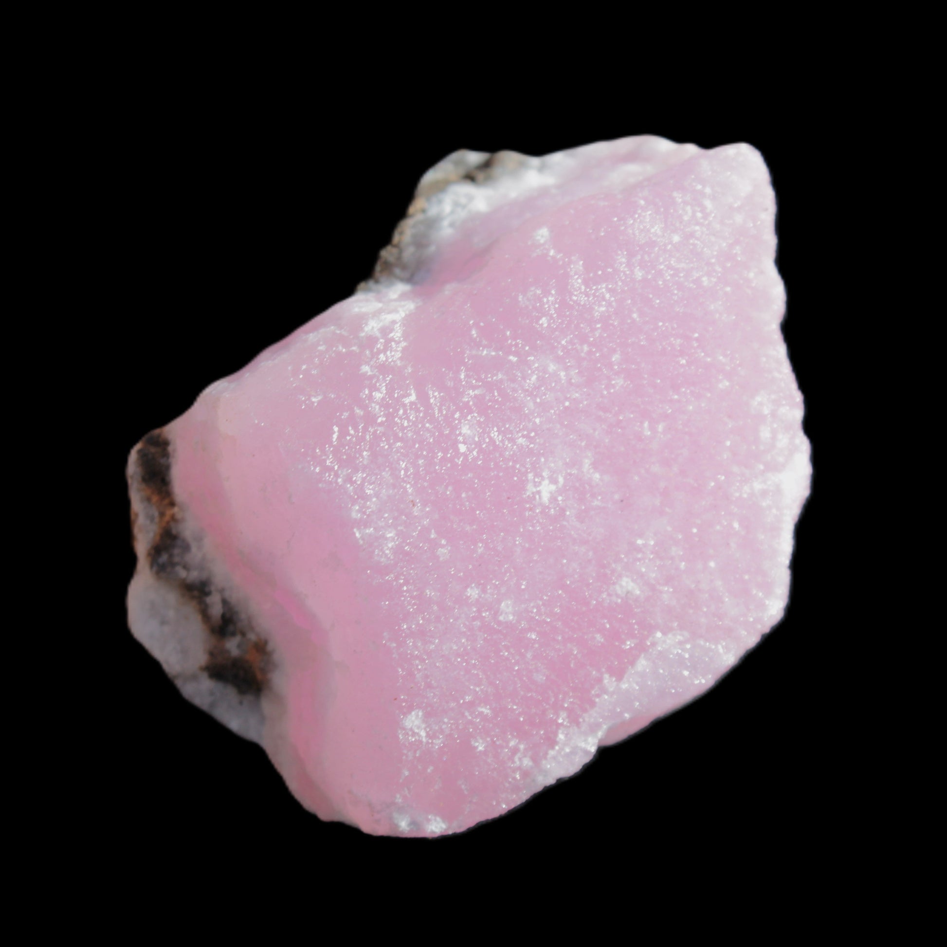 Pink Aragonite specimen on Ironstone matrix 56*42*40mm 96.2g in sunlight - Rocks and Things Store
