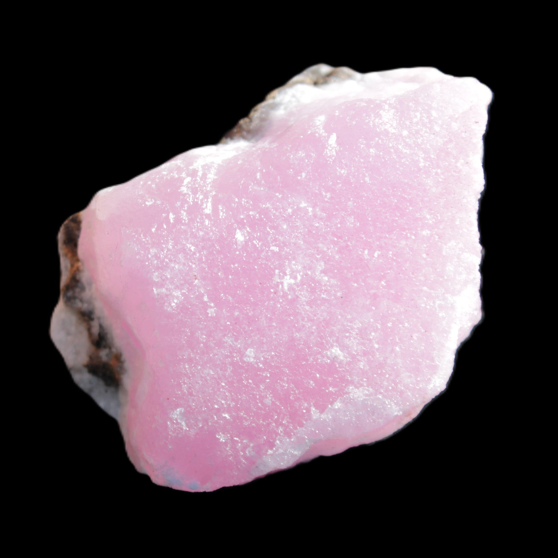 Pink Aragonite specimen on Ironstone matrix 56*42*40mm 96.2g in sunlight - Rocks and Things Store