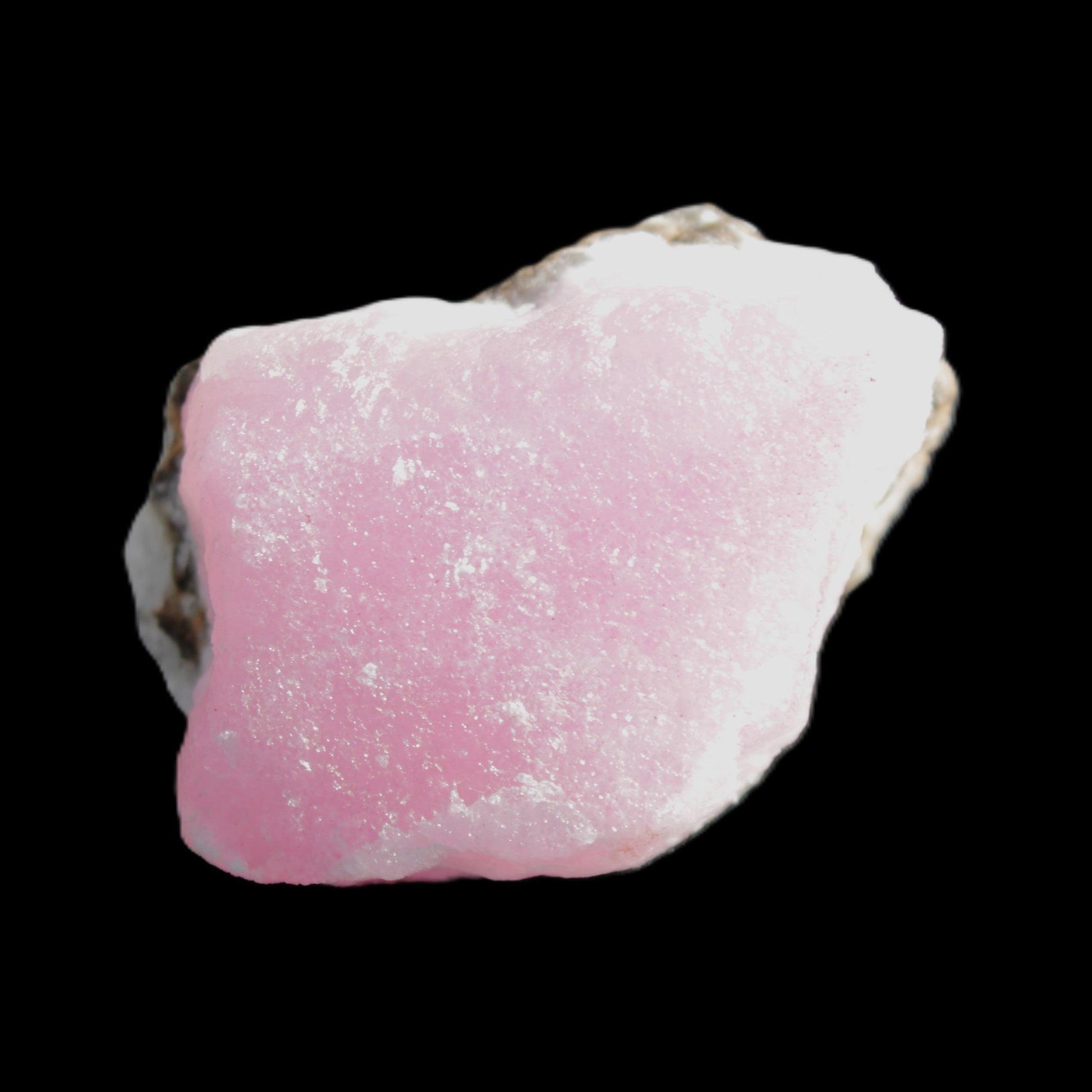 Pink Aragonite specimen on Ironstone matrix 56*42*40mm 96.2g in sunlight - Rocks and Things Store