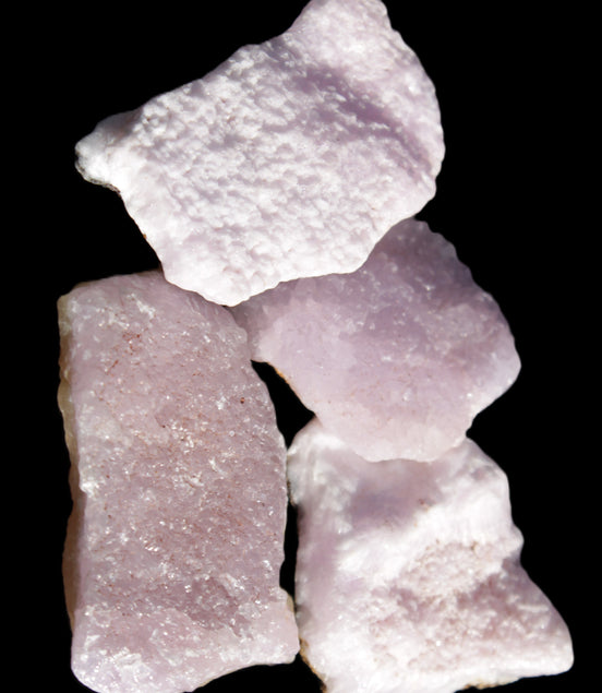 Pink Aragonite four specimens 37-58mm 124g Wholesale Rocks and Things Store