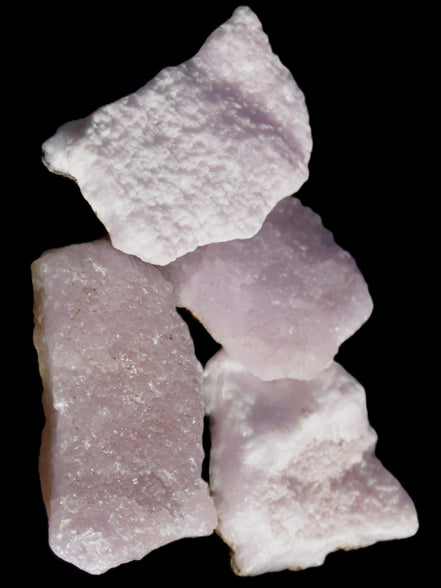 Pink Aragonite four specimens 37-58mm 124g Wholesale Rocks and Things Store