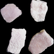 Pink Aragonite four specimens 37-58mm 124g Wholesale Rocks and Things Store