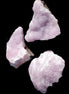 Pink Aragonite on Ironstone matrix three specimens (275g, 151g, 132g) 558g Wholesale Rocks and Things Store