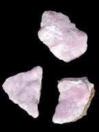 Pink Aragonite on Ironstone matrix three specimens (275g, 151g, 132g) 558g Wholesale Rocks and Things Store