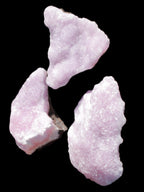 Pink Aragonite on Ironstone matrix three specimens (275g, 151g, 132g) 558g Wholesale Rocks and Things Store