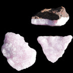 Pink Aragonite on Ironstone matrix three specimens (275g, 151g, 132g) 558g Wholesale Rocks and Things Store