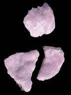 Pink Aragonite on Ironstone matrix three specimens (275g, 151g, 132g) 558g Wholesale Rocks and Things Store