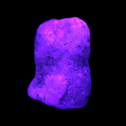 Pink Aragonite specimen on Ironstone matrix  43*22*23mm 49.4g in UV light