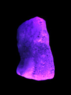 Pink Aragonite specimen on Ironstone matrix  43*22*23mm 49.4g in UV light