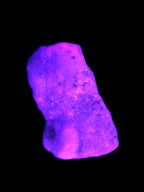 Pink Aragonite specimen on Ironstone matrix  43*22*23mm 49.4g in UV light - Rocks and Things Store