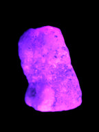 Pink Aragonite specimen on Ironstone matrix  43*22*23mm 49.4g in UV light - Rocks and Things Store