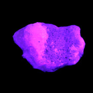 Pink Aragonite specimen on Ironstone matrix  37*30*22mm 46.7g in UV light - Rocks and Things Store