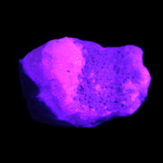 Pink Aragonite specimen on Ironstone matrix  37*30*22mm 46.7g in UV light - Rocks and Things Store