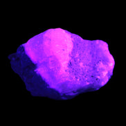 Pink Aragonite specimen on Ironstone matrix  37*30*22mm 46.7g in UV light - Rocks and Things Store