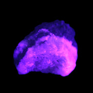 Pink Aragonite specimen on Ironstone matrix  37*30*22mm 46.7g in UV light - Rocks and Things Store