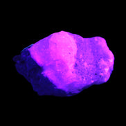 Pink Aragonite specimen on Ironstone matrix  37*30*22mm 46.7g in UV light - Rocks and Things Store