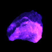 Pink Aragonite specimen on Ironstone matrix  37*30*22mm 46.7g in UV light - Rocks and Things Store