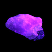 Pink Aragonite specimen on Ironstone matrix  43*16*40mm 49.4g in UV light - Rocks and Things Store