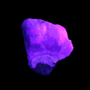 Pink Aragonite specimen on Ironstone matrix  43*16*40mm 49.4g in UV light - Rocks and Things Store