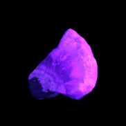 Pink Aragonite specimen on Ironstone matrix  43*16*40mm 49.4g in UV light - Rocks and Things Store