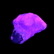 Pink Aragonite specimen on Ironstone matrix  43*16*40mm 49.4g in UV light - Rocks and Things Store