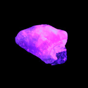 Pink Aragonite specimen on Ironstone matrix  43*16*40mm 49.4g in UV light - Rocks and Things Store