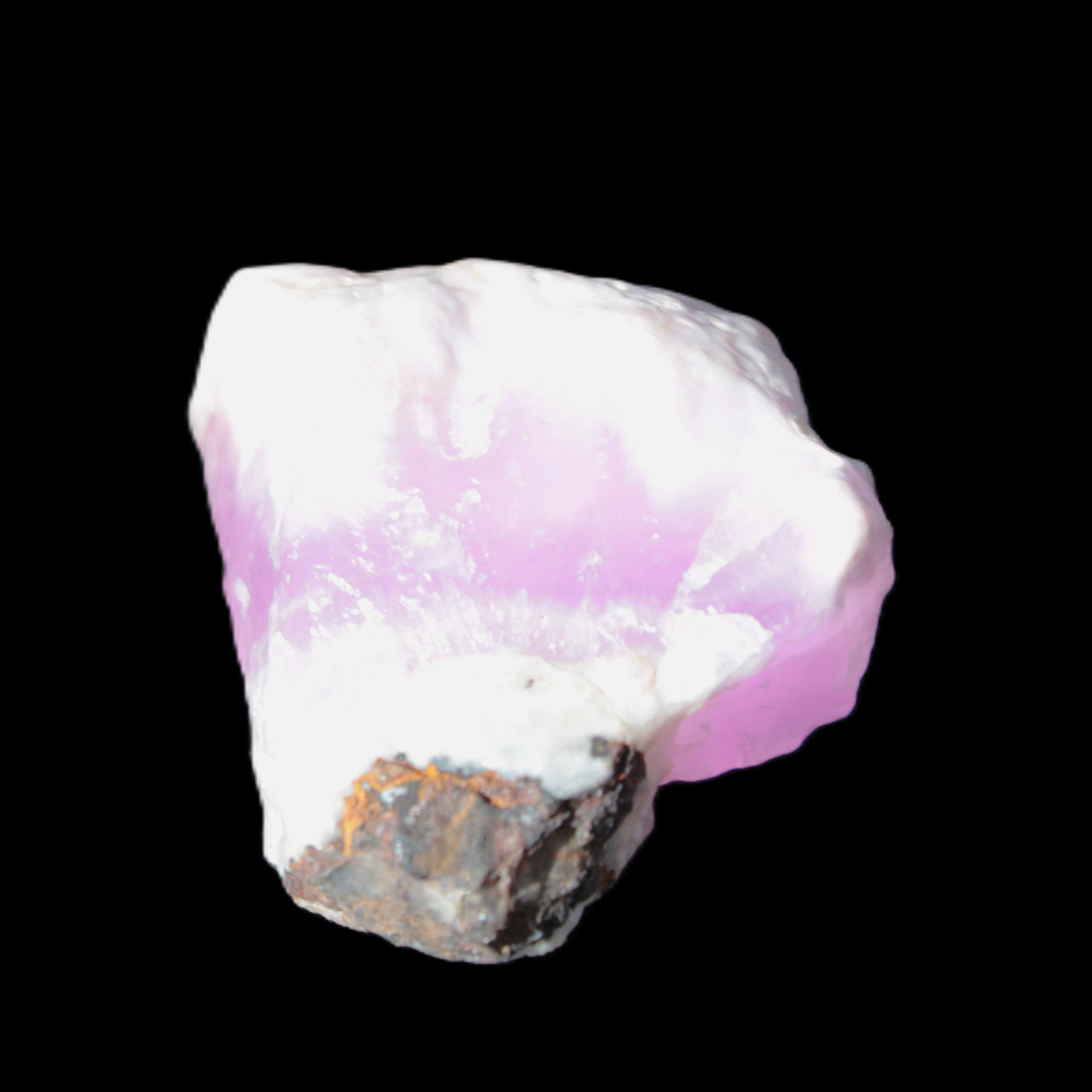 Pink Aragonite specimen on Ironstone matrix  43*16*40mm 49.4gin bright sunshine - Rocks and Things Store