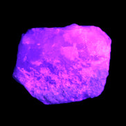 Pink Aragonite specimen on Ironstone matrix  45*10*32mm 25.9g  in UV light - Rocks and Things Store