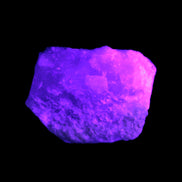 Pink Aragonite specimen on Ironstone matrix  45*10*32mm 25.9g in UV light - Rocks and Things Store