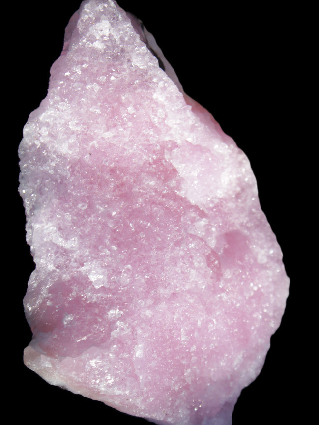 Pink Aragonite specimen 98*12*67mm 129.5g in sunlight - Rocks and Things Store