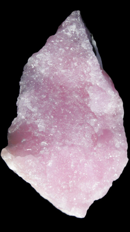 Pink Aragonite specimen 98*12*67mm 129.5g in sunlight - Rocks and Things Store