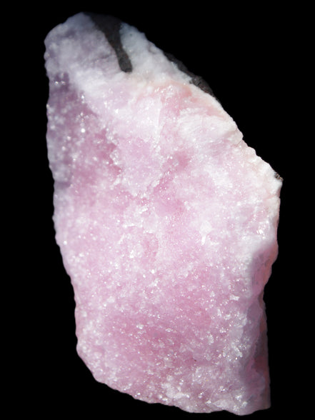 Pink Aragonite specimen 98*12*67mm 129.5g in sunlight - Rocks and Things Store