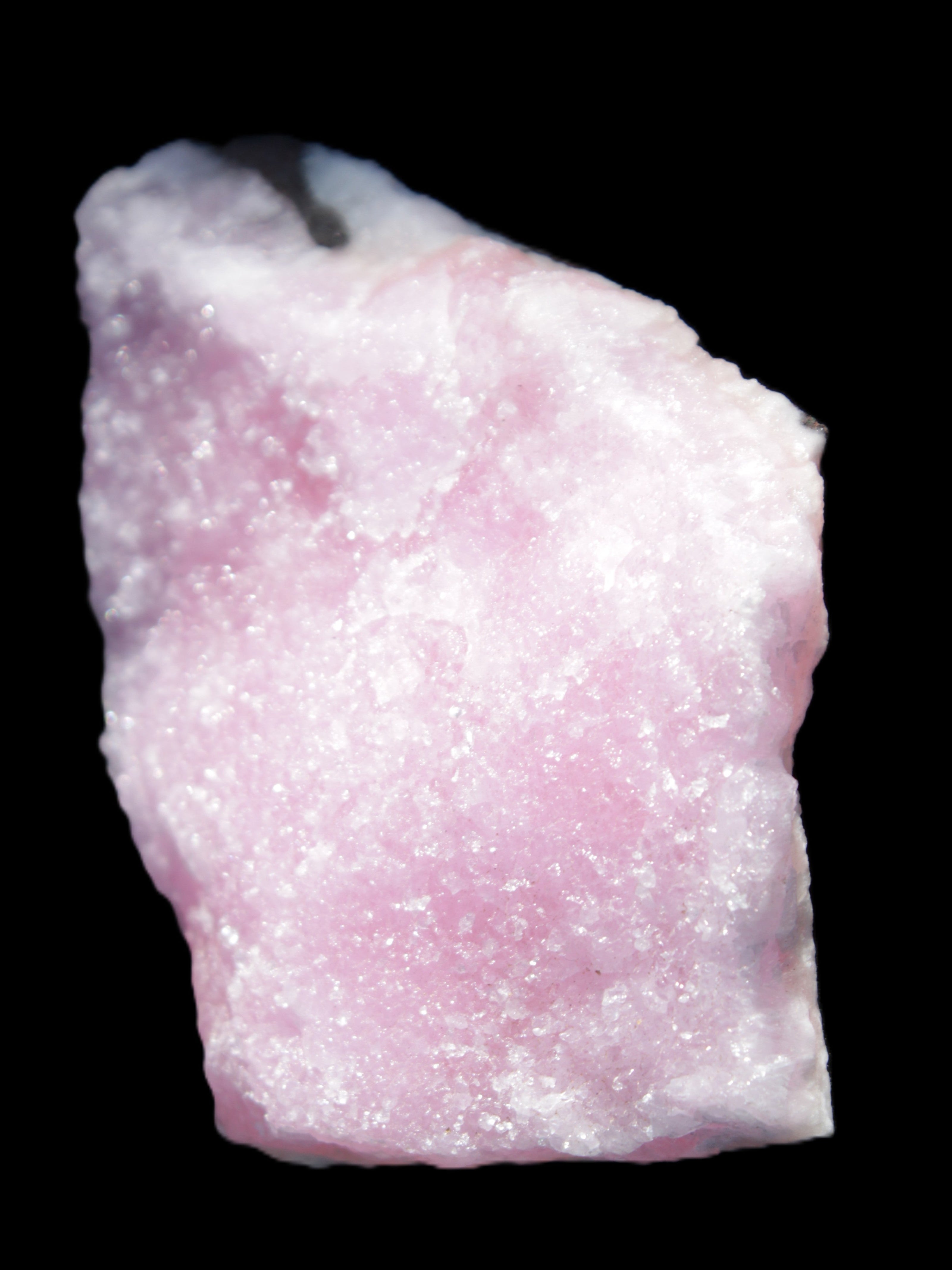 Pink Aragonite specimen 98*12*67mm 129.5g in sunlight - Rocks and Things Store