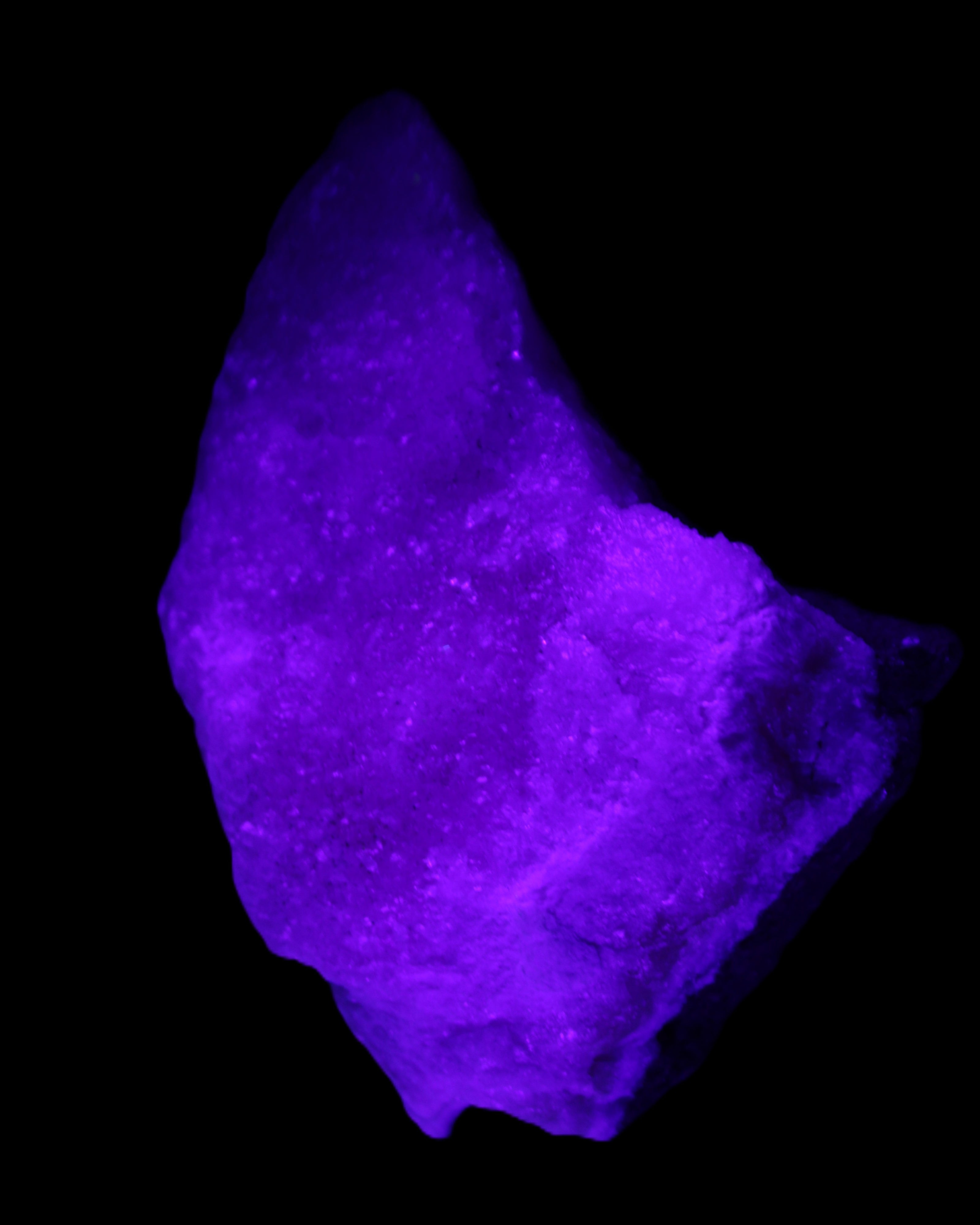 Pink Aragonite specimen on Ironstone matrix 88*40*50mm 275g in UV light - Rocks and Things Store
