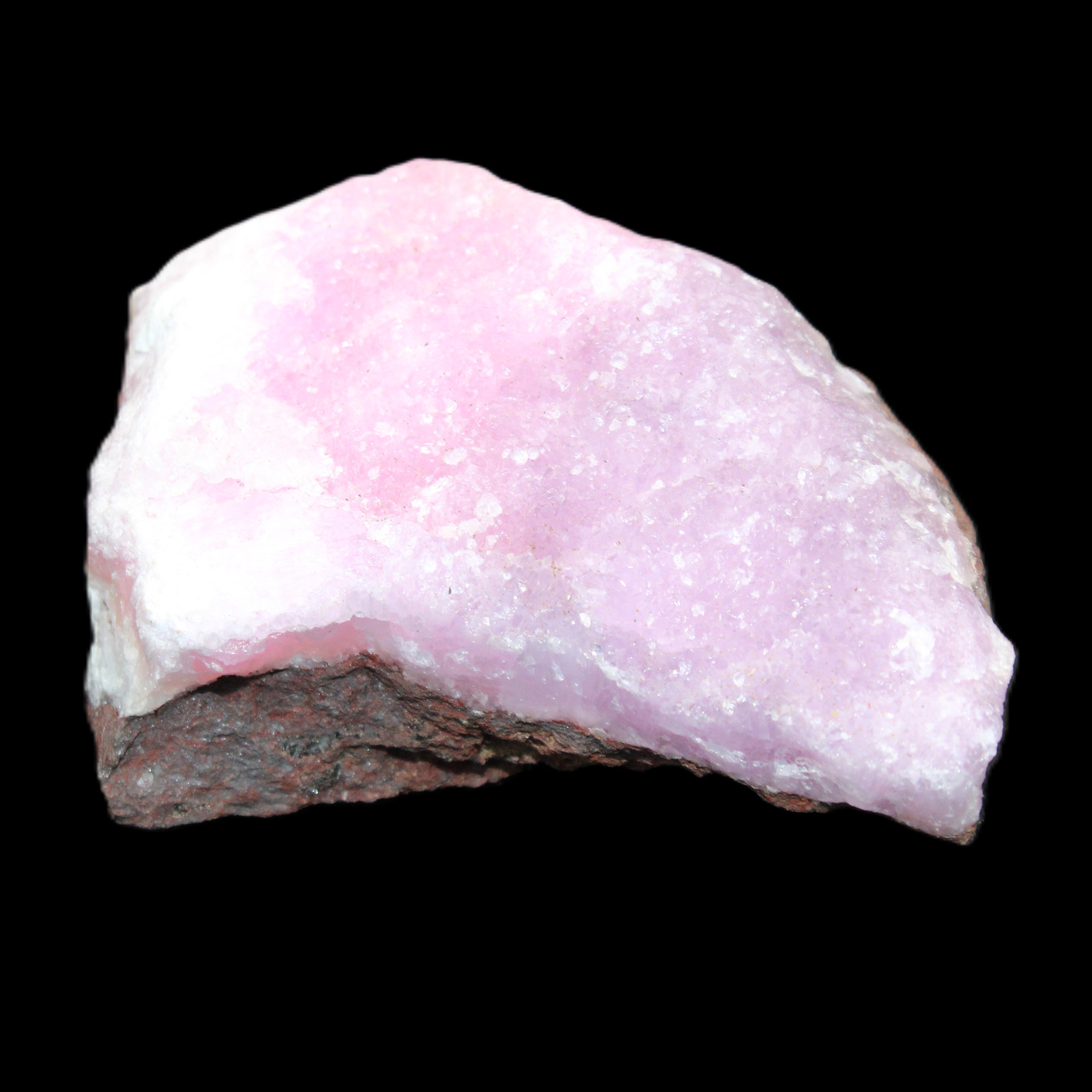 Pink Aragonite specimen on Ironstone matrix  88*40*50mm 275g in sunlight - Rocks and Things Store
