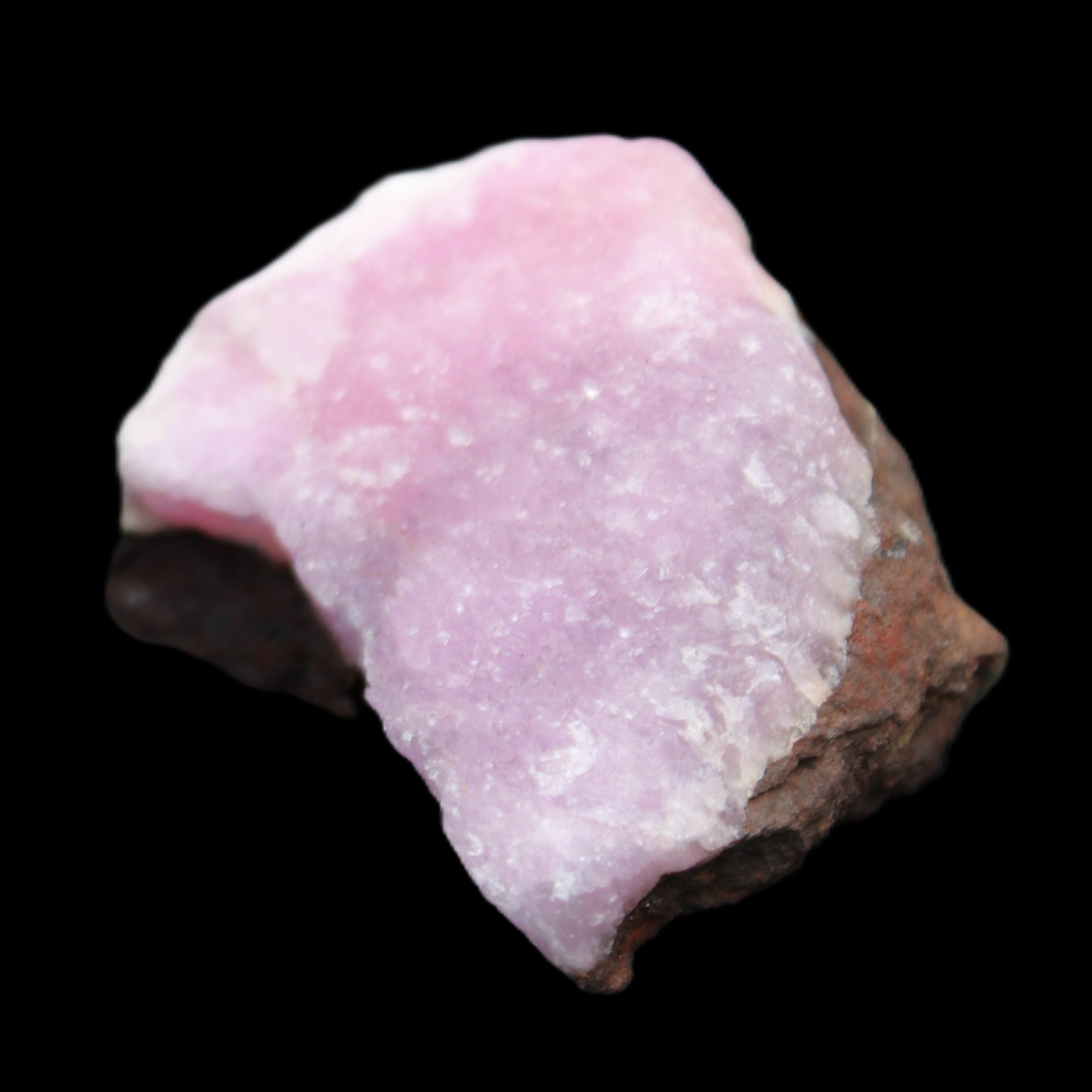 Pink Aragonite specimen on Ironstone matrix  88*40*50mm 275g in sunlight - Rocks and Things Store