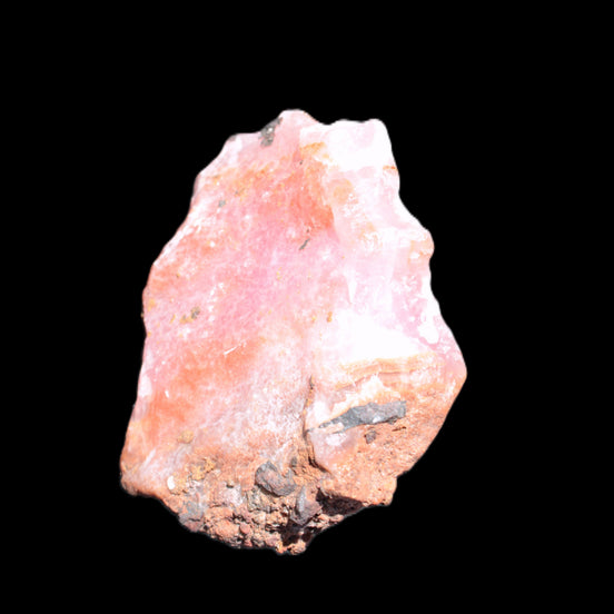 Pink Aragonite specimen from Pakistan 68*16*22mm 128.8g in sunlight - Rocks and Things Store