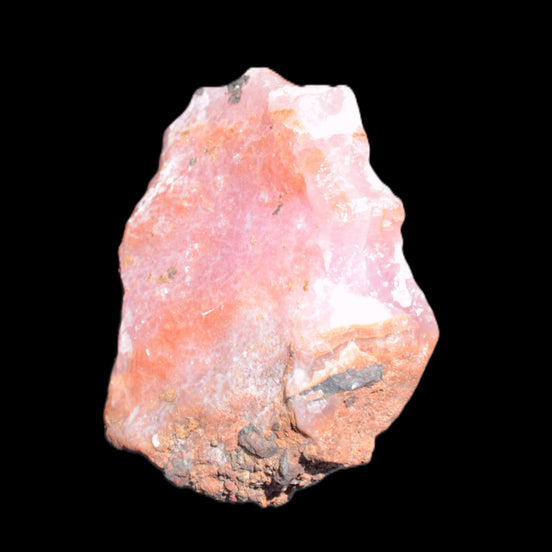 Pink Aragonite specimen from Pakistan 68*16*22mm 128.8g in sunlight - Rocks and Things Store
