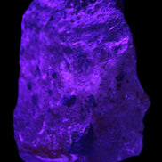 Pink Aragonite specimen from Pakistan 68*16*22mm 128.8g in UV light - Rocks and Things Store